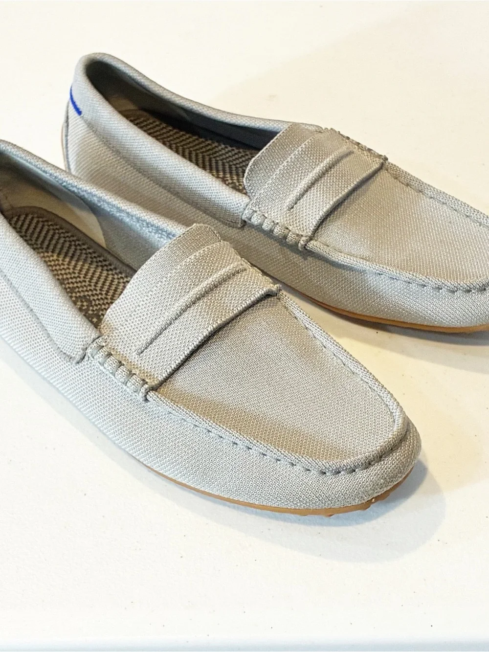 ROTHY'S The Driving Loafer Falcon Gray Knit 10.5